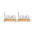 Elk Studio Love Table Decor Set of 2 201370/S2